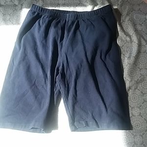 navy blue biking shorts